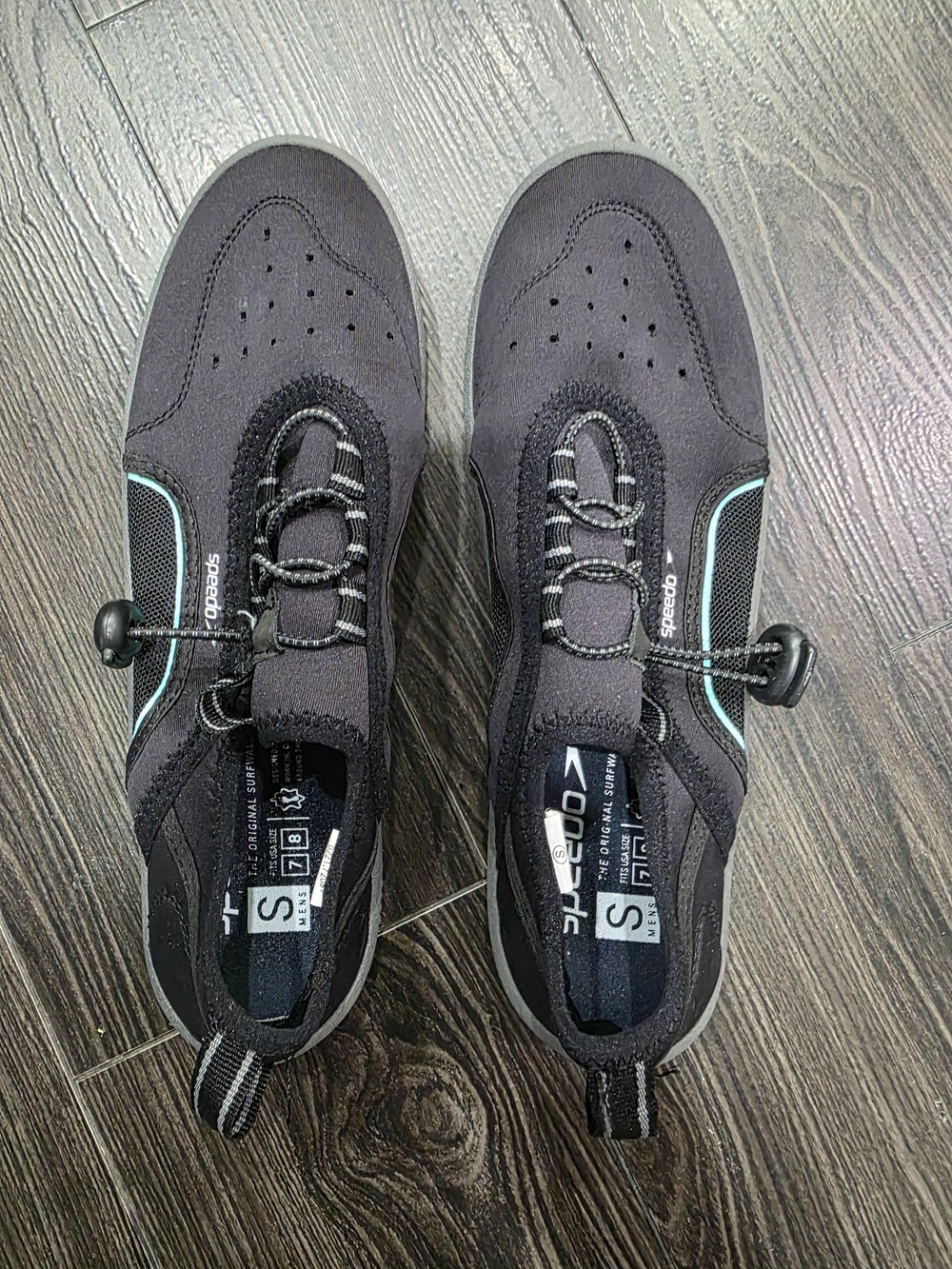 Speedo Men's Black Surfwalker Pro Water Shoes - Size: S (7-8)